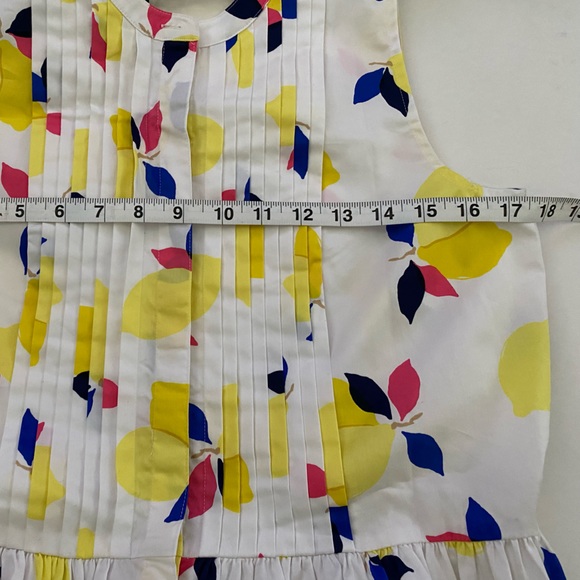 ♠️ Kate Spade ♠️ EUC Lemon Zest Sleeveless Dress Tuxedo Front Size S - Picture 7 of 10